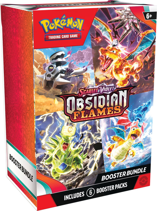 Trading Card Games Scarlet & Violet 3 Obsidian Flames Booster Bundle - 6 Booster Packs from  Obsidian Flames!